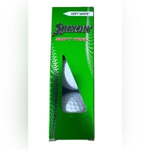 Srixon Pepsi golf balls (3) soft feel NEW IN BOX